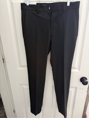 Haggar Men's Black Dress Pants - Straight Fit